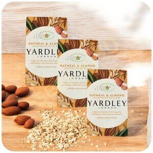 3 Yardley® London Oatmeal & Almond Bar Soap NOURISHING Bath BAR 4.25oz
